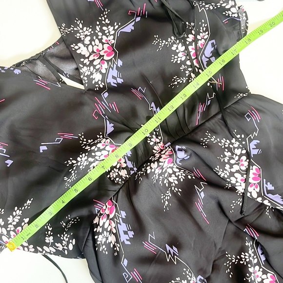 Lewit Silk Drawstring Asymmetric Rene dress NWT/NEW - Picture 9 of 16